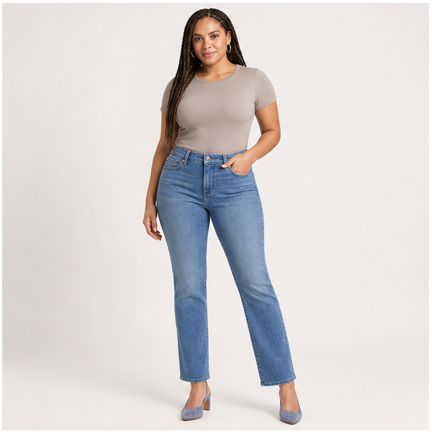 womens Barbara Bootcut - model view