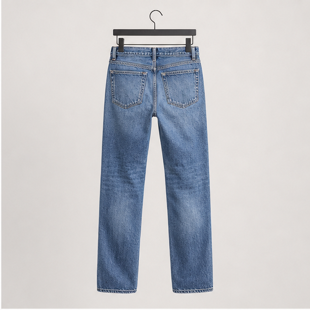 Men's Relaxed Fit Straight Leg Jean - back view